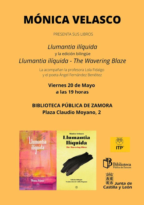 Presentación Mónica Velasco. Zamora Inquieta. Biblioteca Pública de Zamora