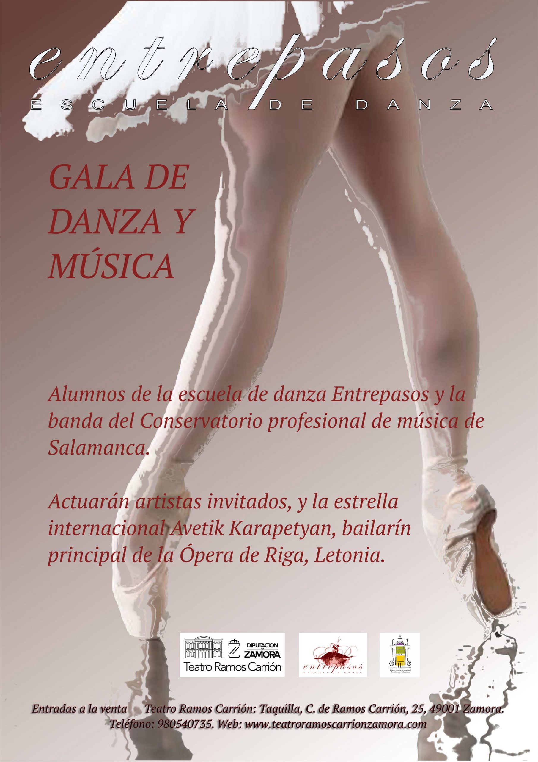 Gala de danza y música – Escuela Entrepasos. Zamora Inquieta. Teatro Ramos Carrión. Danza