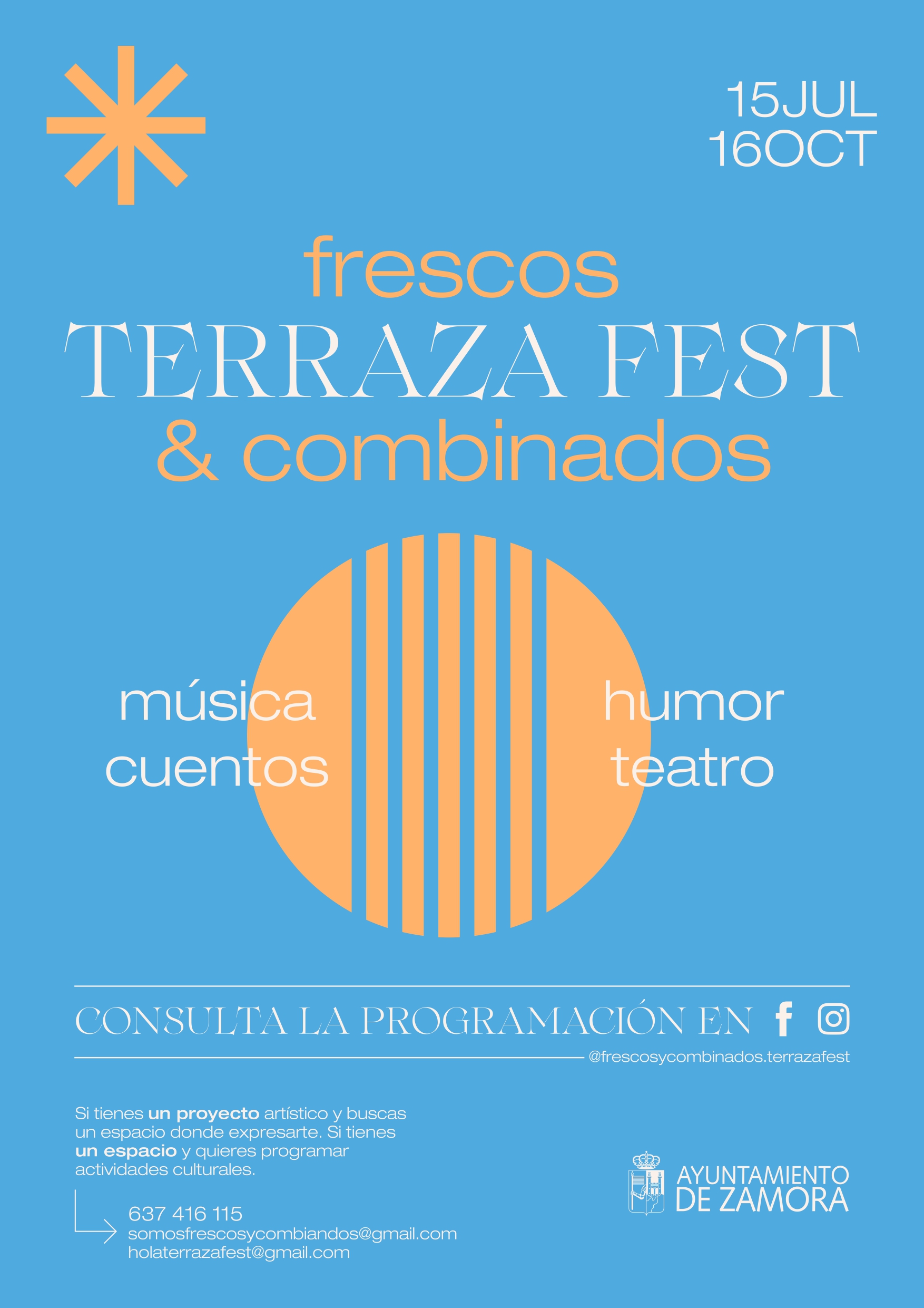 Festival terraza fest. Agenda cultural. Zamora Inquieta. Zinq