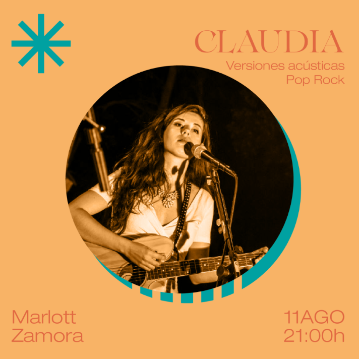Concierto Claudia Acoustic. Agenda cultural. Zamora Inquieta. Zinq
