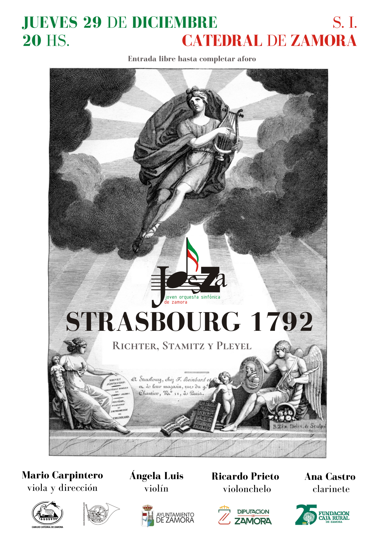 concierto strasbourg 1792. Agenda cultural. Zamora inquieta