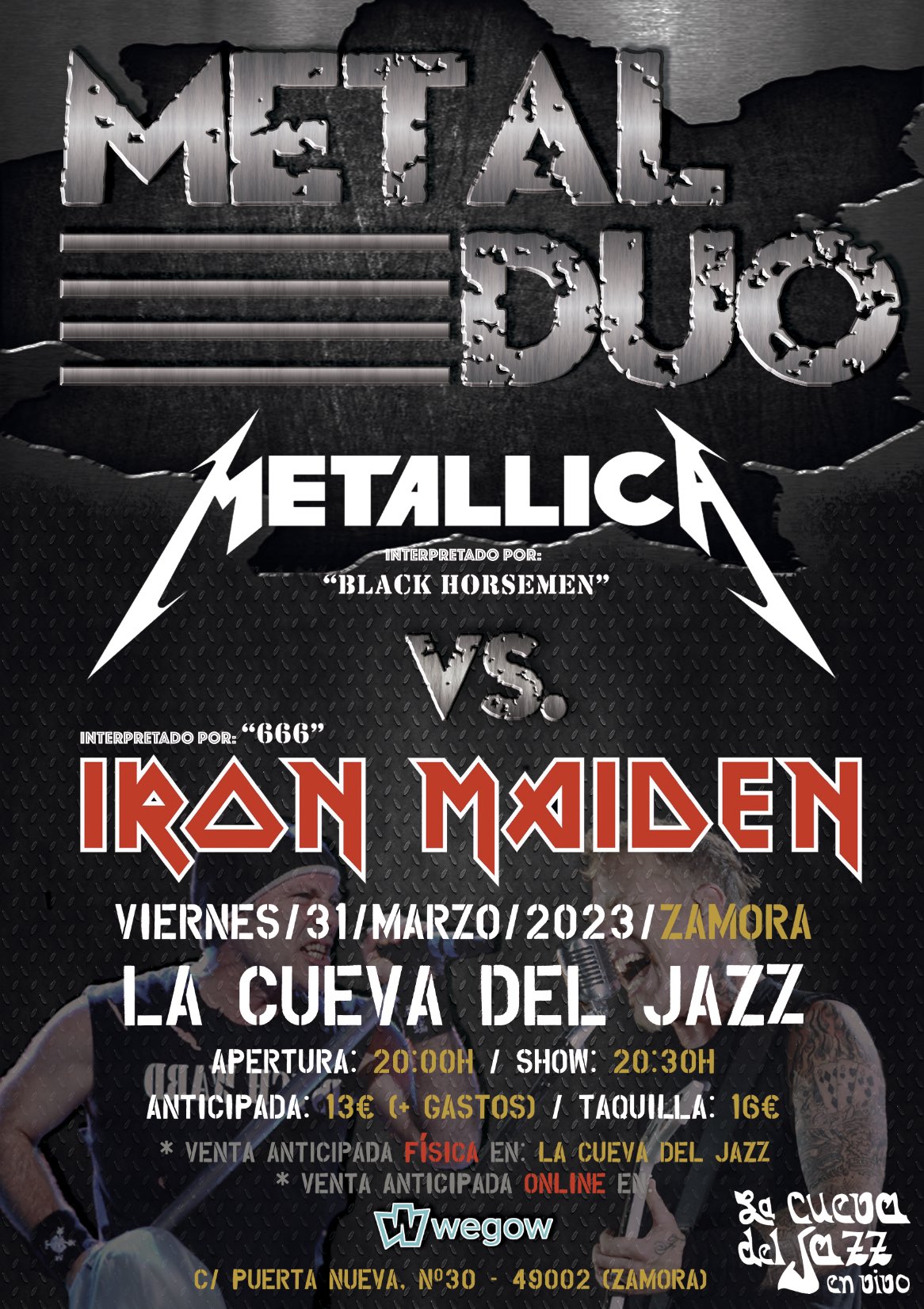 Metal Duo. Agenda cultural. Zamora inquieta