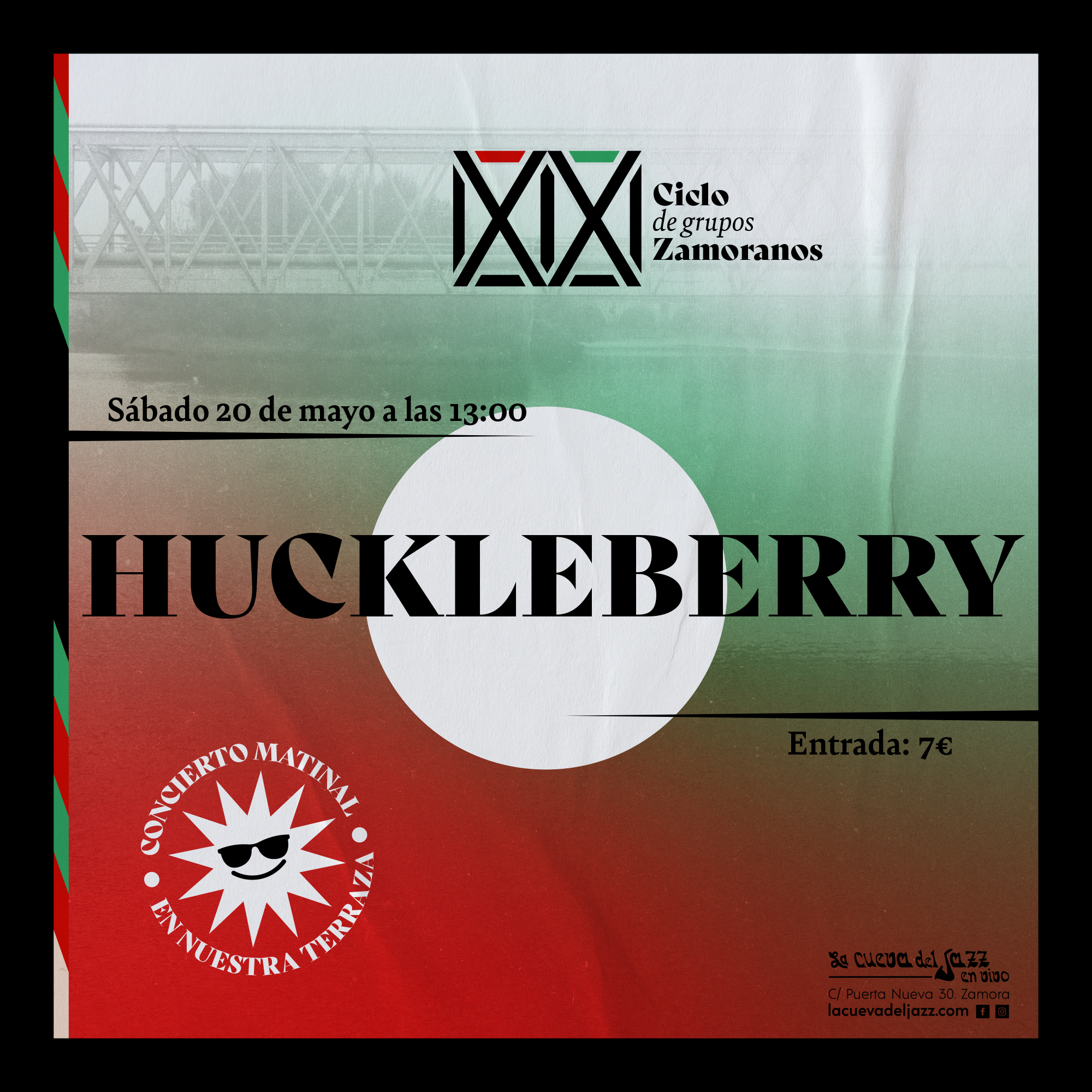 Concierto Huckleberry Cueva del Jazz en Zamora